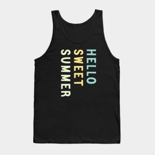 Amazing Hello sweet summer Tank Top